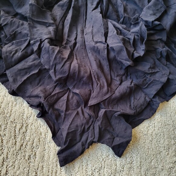 Women's FOROLAV Off Shoulder Flowy Romper – Black – Size S – NWT - Picture 9 of 13